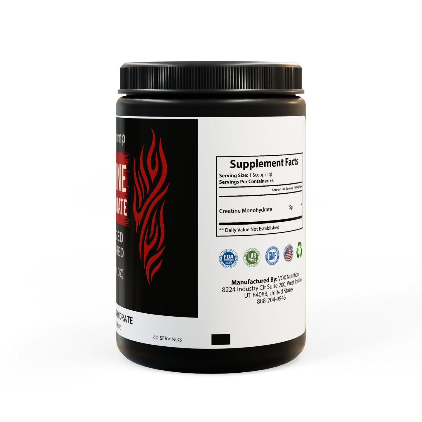 Creatine Monohydrate Supplement (300g, 10.58oz)